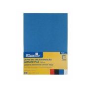 Coperta indosariere A4 Office Cover LG-01, carton albastru, imitatie piele, 230g/mp, top cu 100 coli