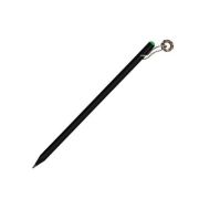 Creion grafit CNX Diamant KS3401-7, HB, corp rotund negru, acryl, cap cu pandantiv diverse culori