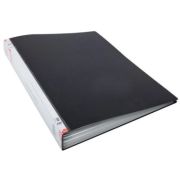 Dosar de prezentare Noki 64180-NNP, A4, capacitate 80 folii, fara elastic, plastic - negru