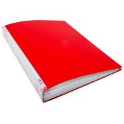 Dosar de prezentare Noki 64180-NNP, A4, capacitate 80 folii, fara elastic, plastic - rosu