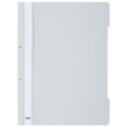 Dosar cu sina Noki, plastic, diverse culori, 2 perforatii pentru arhivare, eticheta interschimbabila pe cotor - gri