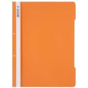 Dosar cu sina Noki, plastic, diverse culori, 2 perforatii pentru arhivare, eticheta interschimbabila pe cotor - portocaliu