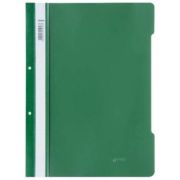 Dosar cu sina Noki, plastic, diverse culori, 2 perforatii pentru arhivare, eticheta interschimbabila pe cotor - verde