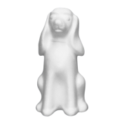 Accesorii creatie - polistiren HD - caine, alb, 12x25x18.5cm, Colorarte