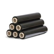 Folie stretch, 23microni, 50cm, 1. 33kg, tub 180g, 1. 15kg folie, negru
