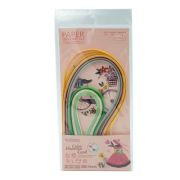 Hartie quilling, 4x350mm/8x350mm, diverse culori, set 280 buc