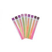 Hartie quilling - cu model individual, 1x25cm, neon, set 40 buc, CNX