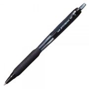 Pix Jetstream Uni-ball SXN-101, 0. 7mm, cu mecanism, corp in culoarea scrisului, grip cauciucat negru