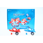 Avion Robot 2in1 MegaCreative 336136, 11cm, plastic, diverse culori, 3+ ani