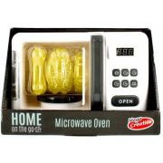 Electrocasnice de jucarie - cuptor cu microunde - cu sunete si lumini, alb-negru, MegaCreative 459619, 6+ ani