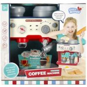 Electrocasnice de jucarie - aparat de cafea - cu sunete si lumini, rosu-alb, MegaCreative 499341, 3+ ani