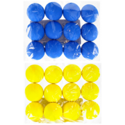 Jucarie gloante din spuma MegaCreative, 482941, galbene, 3x3cm, +3 ani, 12 bucati/set