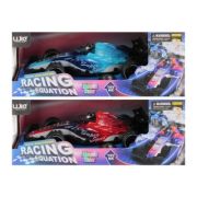 Jucarie masina F1 nr. 76,, lumini, sunete MegaCreative 573915, 25x5x12cm, necesita 3 baterii LR44