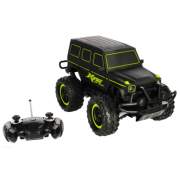Masina de teren cu telecomanda MegaCreative 482005, 36cm, necesita baterii 2xAA, plastic, negru, 3+ ani