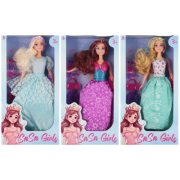 Jucarie papusa SaSa Girls 29cm + accesorii, diverse modele, +3 ani, MegaCreative, 543702