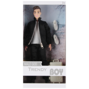 Jucarie papusa Trendy Boy 29cm cu bluza, diverse modele, +3 ani, MegaCreative, 545631