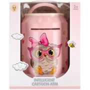 Pusculita electronica - cu cifru, cu maner, necesita baterii, roz, MegaCreative 482922, 3+ ani