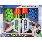 Jucarie set 2 pistoale cu 20 bile din spuma, 32x26x6cm, MegaCreative, 549727