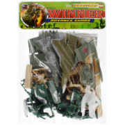 Jucarie set armata (soldati, avioane, arme, cai) MegaCreative, 511591, pvc, +3 ani