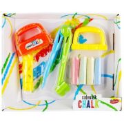 Set Mega Creative 476655, creta pentru asfalt cu ustensile, 8 piese