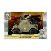 Jucarie set masina militara cu soldat si accesorii (turela) MegaCreative 502155, 21x12x9cm, +3ani