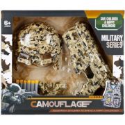 Set militar - pistol cu munitie si echipament de camuflaj - 17 piese,, MegaCreative 482733, 6+ ani