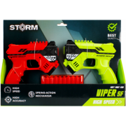 Jucarie set pistoale cu sageti din spuma MegaCreative, 502224, 17x15x4cm, pvc, +3 ani, 2bucati/set