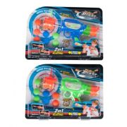 Blaster - pistol 26cm, include 7 bile din spuma, diverse culori, 6+ ani, MegaCreative, 458297