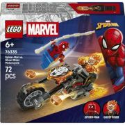 LEGO Marvel Super Heroes. Omul Paianjen vs Calaretul fantoma pe motocicleta 76335, 72 piese