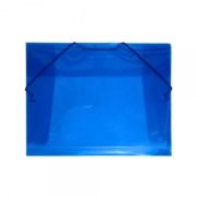 Mapa plastic CNX, cu elastic, A4, 38 microni, albastru