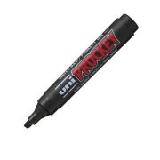 Marker permanent UNI Prokey PM-126, varf tesit, 5. 7mm, negru