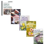 Pachet 5 carti: Sapunul de casa si plante medicinale - Daniela Paraschiv, Rudi Beiser, Sylvain Chevallier