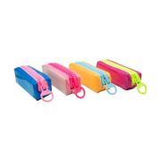 Penar neechipat CNX, 1 fermoar, transparent, dreptunghiular, neon, 6009