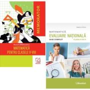 Pachet Matematica. Ghid complet si memorator Evaluarea Nationala clasa a 8-a - Daniela Stoica, Felicia Sandulescu