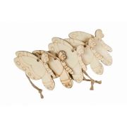 Accesorii creatie - lemn pirogravura - fluture, 7x7cm, set 5 buc, Colorarte