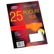 Plic standard C5T GPV 143032, alb, 80g/mp, 162x229mm, siliconic, set 25 buc