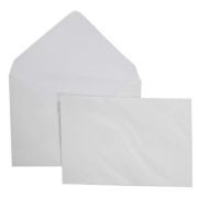 Plic color C7L CNX, alb metalizat, 120g/mp, 75x110mm, set 10 buc