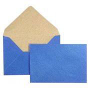 Plic color C7L CNX, albastru metalizat, 120g/mp, 75x110mm, set 10 buc