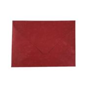 Plic color CNX, rosu metalizat, 120g/mp, 130x180mm, cu model, set 10 buc