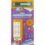 Primele adunari si scaderi. Carte cu clapete interactive si carioca