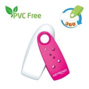 Radiera Keyroad FunPod KR971071, ovala, 56x22x13mm, diverse culori, rotativa, protectie plastic