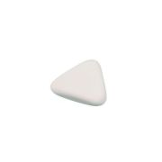 Radiera CNX BG-ER052, triunghi, 45x45mm, alb