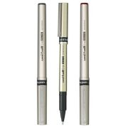 Roller Uni-ball DeLuxe UB-177, 0.7mm, corp auriu, detalii in culoarea scrisului