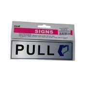 Semn indicator CNX PULL, carton plastifiat