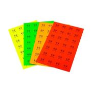 Abtibilduri - calificativ Rau, 28 buc/coala, 10 coli, 280 buc, 20mm, 28/A6, set 10 coli, Colorarte