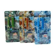 Stilou CNX 6325, cu penita ascunsa, pastic, 4 patroane, model camuflaj