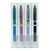 Stilou CNX 8053, alimentare pompita, corp metalic diverse culori sidefat, cutie plastic