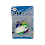 Etichete pentru chei Office Cover P-054, plastic, diverse culori, set 6 buc