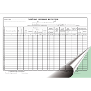 Tipizat - NIR cu TVA - A4, landscape, 2 exemplare, autocopiativ, carnet 50 seturi