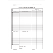 Tipizat - raport gestiune zilnic - A4, portret, simplu, 100 file